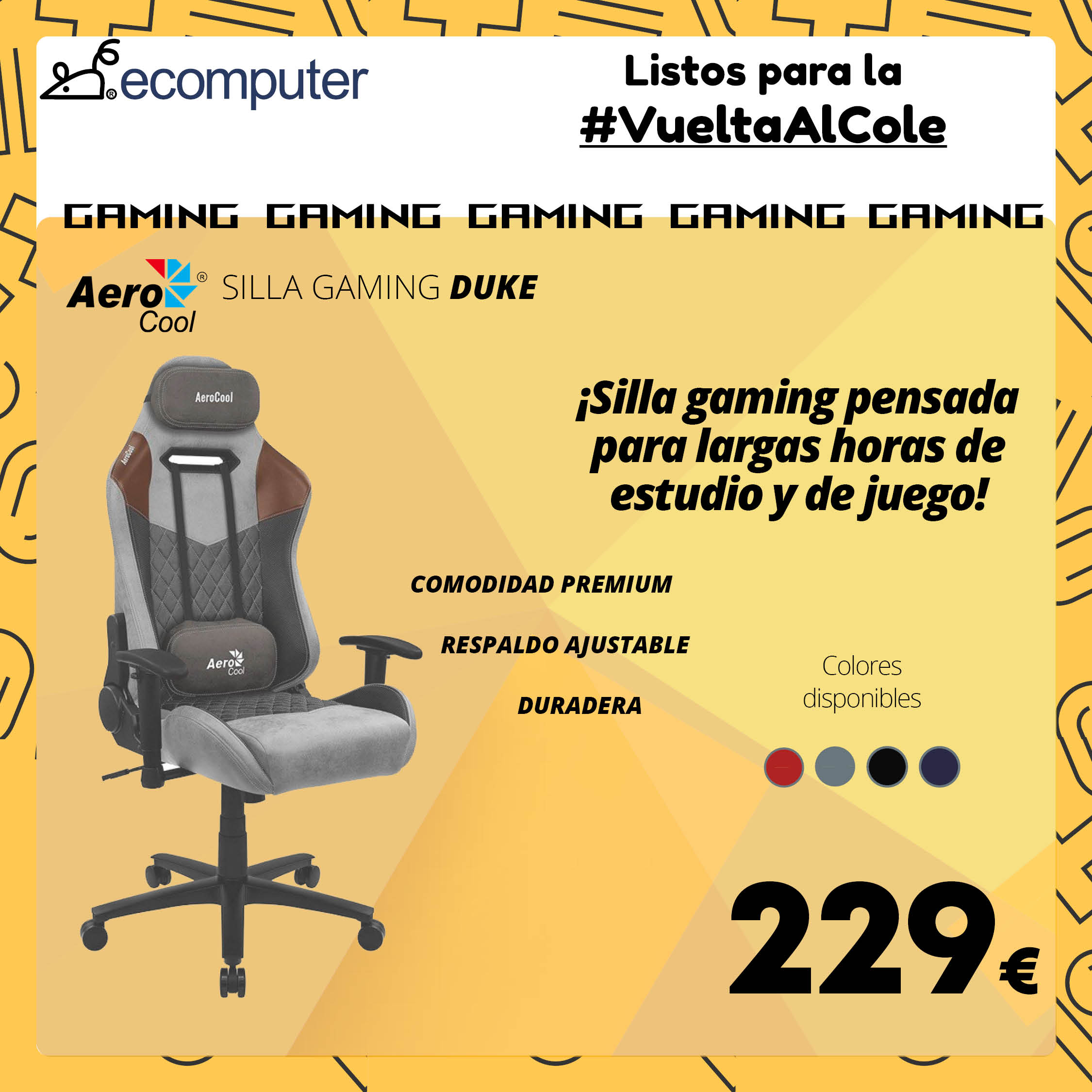 Silla gaming