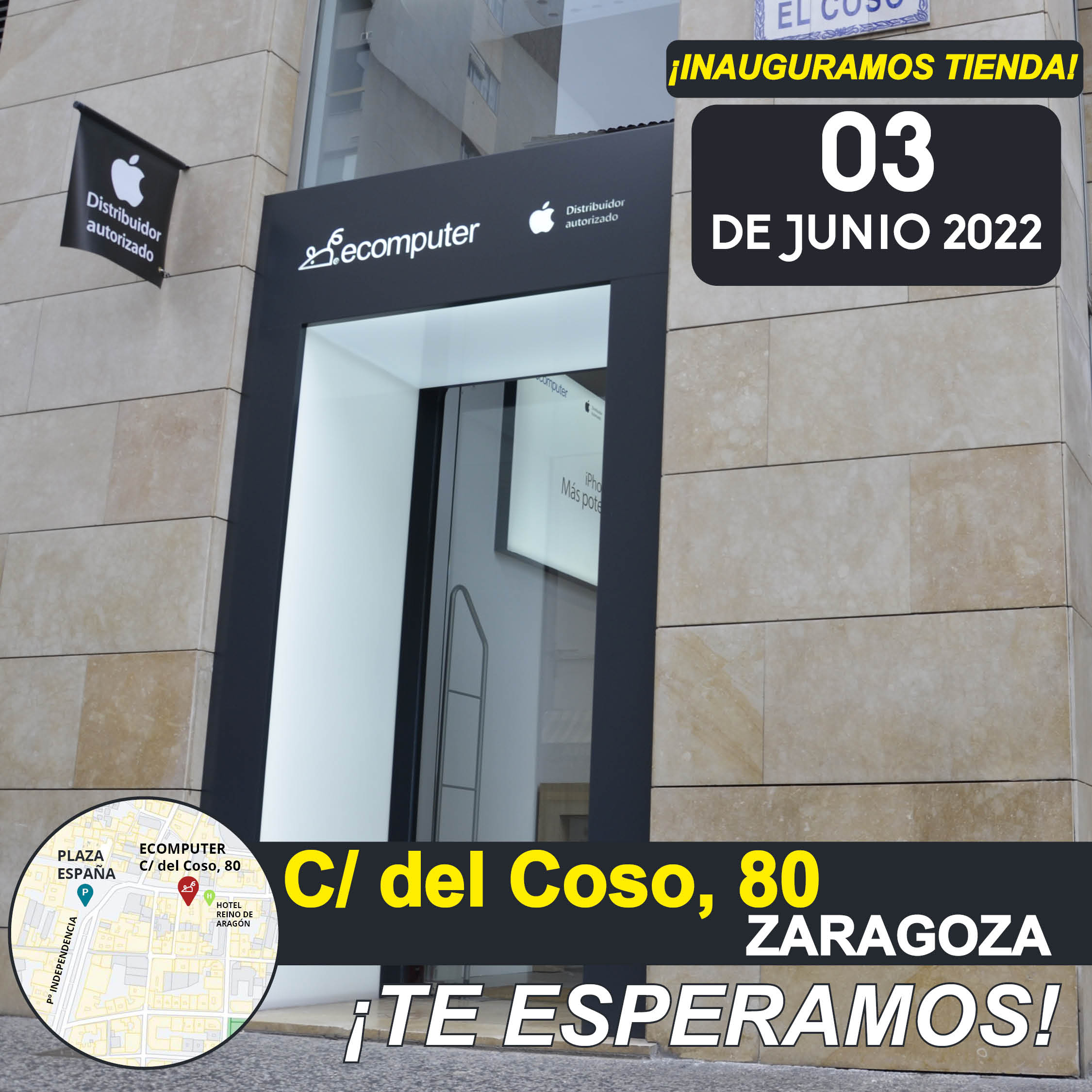 Tienda Ecomputer Apple Coso Zaragoza